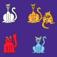 One Cat Two Cat - Men's Design