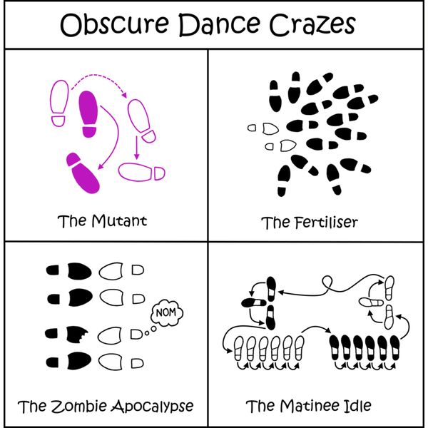 Obscure Dance Crazes (No Fill) Thumbnail