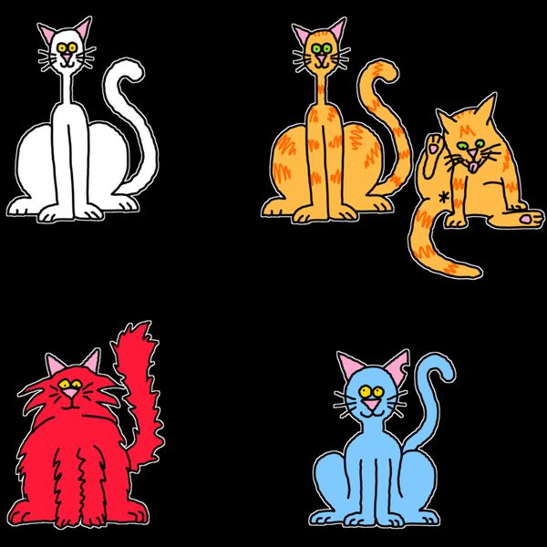 one cat two cat limned Thumbnail